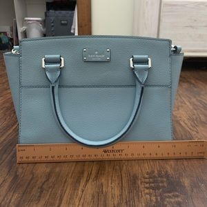 Blue Kate Spade satchel purse